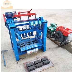 Maquinaria de construcción de ladrillos entrelazados de cemento, Manual, pequeño, bloques de hormigón, máquina de fabricación, precio a la venta - Product Image 4