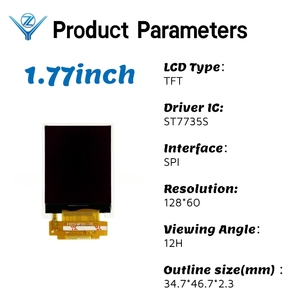 Campione gratuito di piccoli modelli 0.8 moduli Display LCD da \ "0.96 \" 1.3 \ "1.54 \" 1.44 \ "1.77 \" quadrati TFT - Product Image 6
