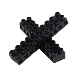 Bloque de terminales de alta corriente 20A/5P 500V con tornillos Conector de placa de empalme de conexión de base fija 60A/5P de latón - Product Image 3