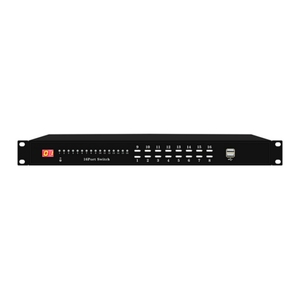 机架式4K 30Hz HDMI KVM切换器发光二极管KVM控制台16端口键盘鼠标开关盒 - Product Image 1