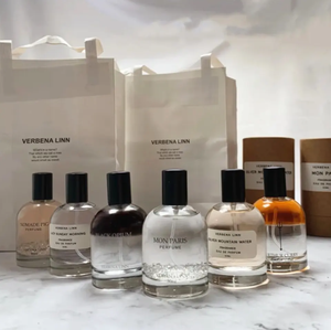 Cheap Price Custom Logo 30ml 50 <strong>ml</strong> <strong>100</strong> <strong>ml</strong> Luxury Crimp Cylinder Round Spray Glass 50 <strong>ml</strong> 100ml Empty Perfume Bottle With <strong>Box</strong> - Product Image 1