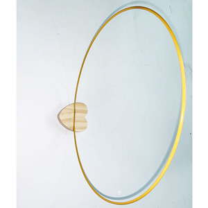 Bán Buôn Kim Loại Hoa Hoop Trung Tâm Với Đứng Cho Bảng, Kim Loại Macrame Vòng Hoa Vàng Nhẫn Với 12Pcs Chủ Sở Hữu Đứng - Product Image 3