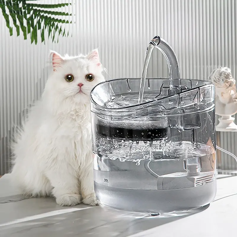 Питьевой фонтанчик для кошек, мощный питьевой фонтанчик с фильтром, циклом, для домашних питомцев