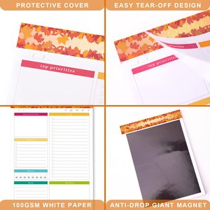 Customize <strong>Notebooks</strong> to Do List Pad with Daily List for Working <strong>Memo</strong> Organizer Home Fridge Daily Planner Magnetic Book <strong>Notepads</strong>