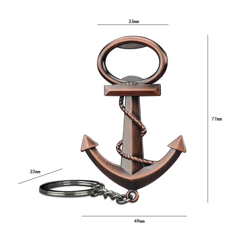 ที่เปิดขวดโบราณสีแดงรุ่น Anchor G-437