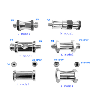 Fabrika çeşitli flaş braketi tutucu 1/4 ila 3/8 dönüşü<span class=keywords><strong>m</strong></span> vidalar erkek kadın kamera için sıcak soğuk ayakkabı Tripod bağlar bağlayın