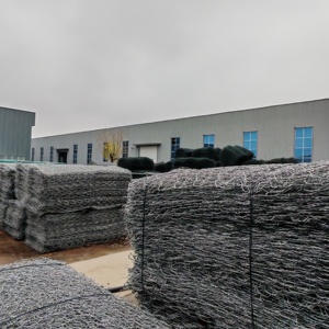 Gabion con rete in PVC con rivestimento in Gabion con filo di ferro zincato resistente e resistente alla ruggine - Product Image 6