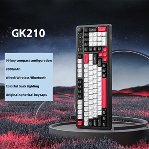 GK210 <strong>Wireless</strong> Color Blocked Keycap Mechanical Tactile <strong>Keyboard</strong> Notebook Tablet Typing Office E-sports Game Portable <strong>Keyboard</strong> - Product Image 6