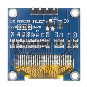 0,96 Zoll OLED SSD1306 Weiß/Blau/Gelb 128 X64 IIC I2C Serielles Anzeige modul 12864 LCD-Bildschirm platine Für Arduino