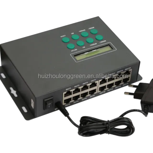 Ltech Spi Dmx512 16ch Led Verlichting Controlesysteem LT-600 Max 1364 Pixel * 16ch 21824 Pixel Ic Spi Pixel Led Controller