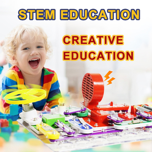 STEM Programa de bloques de construcción Kit electrónico Juguete Niños mayores de 5 años Física Ciencia Educativa - Product Image 3