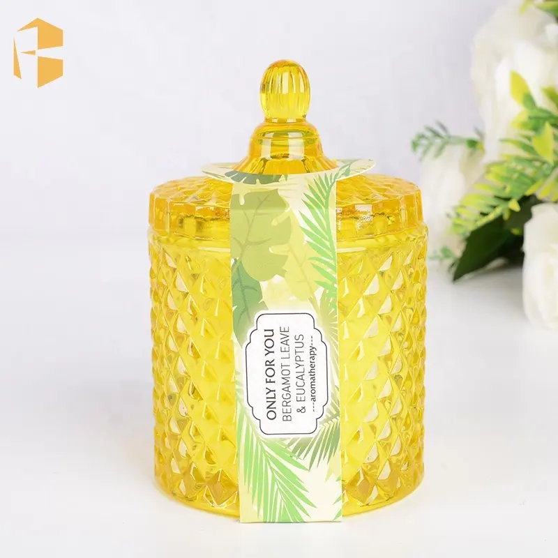 Di lusso Private Label decorazione per la casa organico naturale candela naturale profumo di olio fragranza decorativa candela profumata