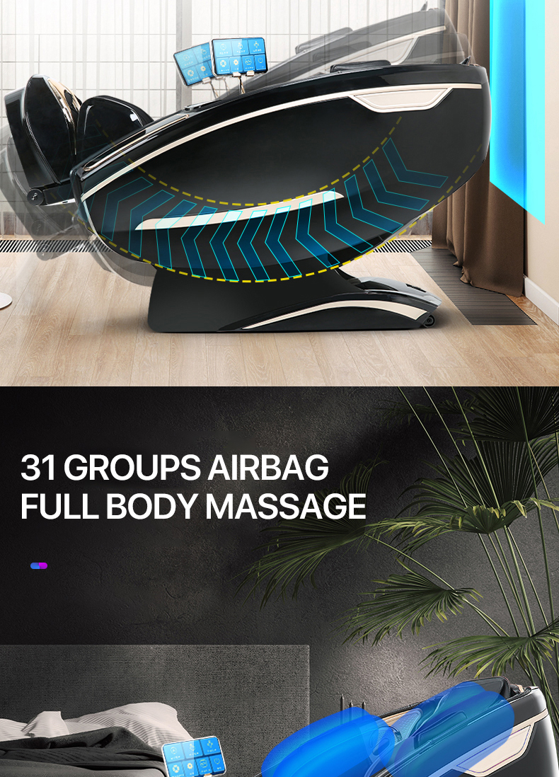 Jare S600 Factory OEM Cheap Price High Quality Foot Armchair Shiatsu Electric Massager Chair For Home Full Body Massage Chair