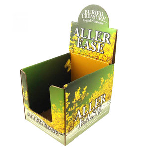 Tùy chỉnh hiện đại thân thiện với môi cho kraft giấy tầng thang Kệ Countertop/Tabletop tông véc ni PDQ đứng dễ dàng lắp ráp - Product Image 4