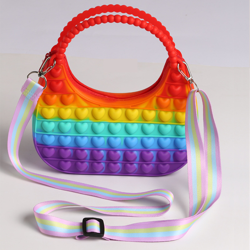 Bolso luna colores arcoiris
