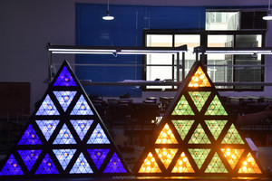 Polarlights Effect Triangle Matrix Light Stage <strong>Led</strong> Retro Light <strong>Led</strong> Retro Light for Stage Bar Club Show - Product Image 6