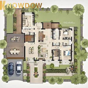 KNOWDOW CAD 3Dレンダリング次のレベルクライアント体験モダンなグラフィックソリューションアパートアプリケーション - Product Image 2