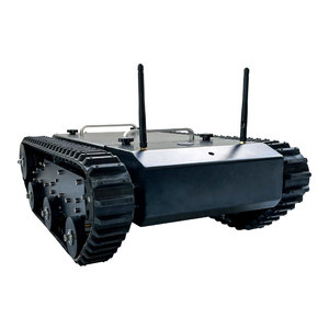 TR400 programlanabilir Robot Tank şasi denetleyicisi ve güç adaptörü ile ROS Robot Arduino DIY için açık kaynak