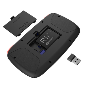 Mini teclado inalámbrico portátil Rii I4 Con Teclado retroiluminado QWERTY Touchpad para Apple iOS Android Window - Product Image 4