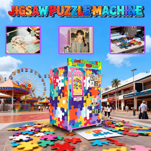 Sản xuất nhà máy OEM/ODM DIY ghép hình câu đố Máy bán hàng tự động SDK màn hình cảm ứng dựa trên đám mây quản lý đồng xu/thẻ tín dụng thanh toán - Product Image 4