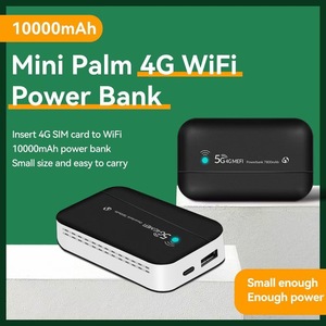 Router WiFi 4G CPE LTE ponsel 10000mAh, Power Bank 150mbps kecepatan tinggi luar ruangan <span class=keywords><strong>Modem</strong></span> portabel fungsi VoIP Firewall - Product Image 3