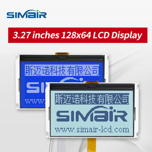 Lcd12864 LCD-Anzeige modul COG-Verpackung LCD 12864 Dot Array Industrie bildschirm Grauweißer Bildschirm 8P - Product Image 2