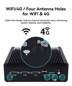 Industrial Fanless Mini <strong>Computer</strong> I5 6200U I7 6500U Aluminum <strong>Embedded</strong> <strong>Computer</strong> Case 2*LAN 6*COM Fanless Mini Industrial Pc - Product Image 3