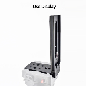 KAMPHO kamera L braketi dağı, alüminyum dikey yatay Tripod Quick Release plaka Canon Nikon Sony DJI için Ronin Zhiyun - Product Image 4