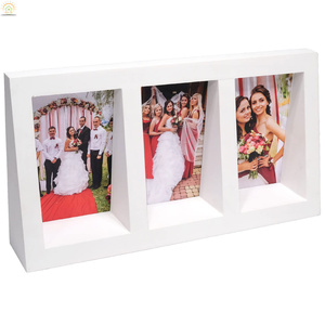 Ahşap üç boyutlu masaüstü çerçevesi resim çerçevesi, basit, özelleştirilebilir renk - Product Image 2