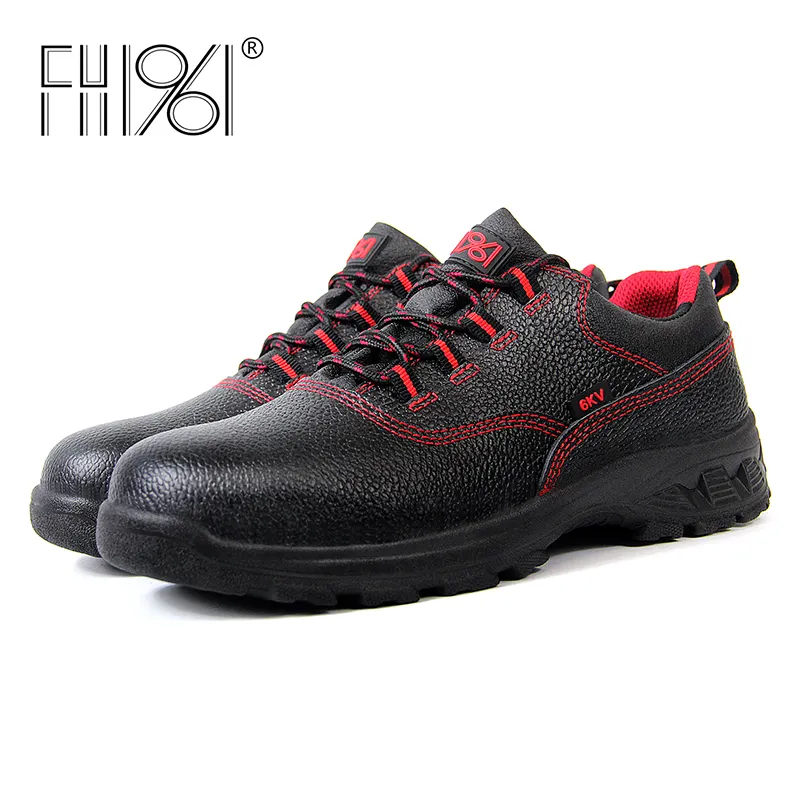 FH1961 All-Weather Sapatos de Segurança Impermeável para Ambientes de Trabalho Respirável Design Alta Tração Sole