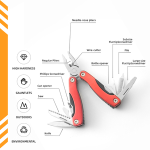 Portatile Mini 11 in 1 pinze multiutensile da esterno con apripista cacciaviti - Product Image 5