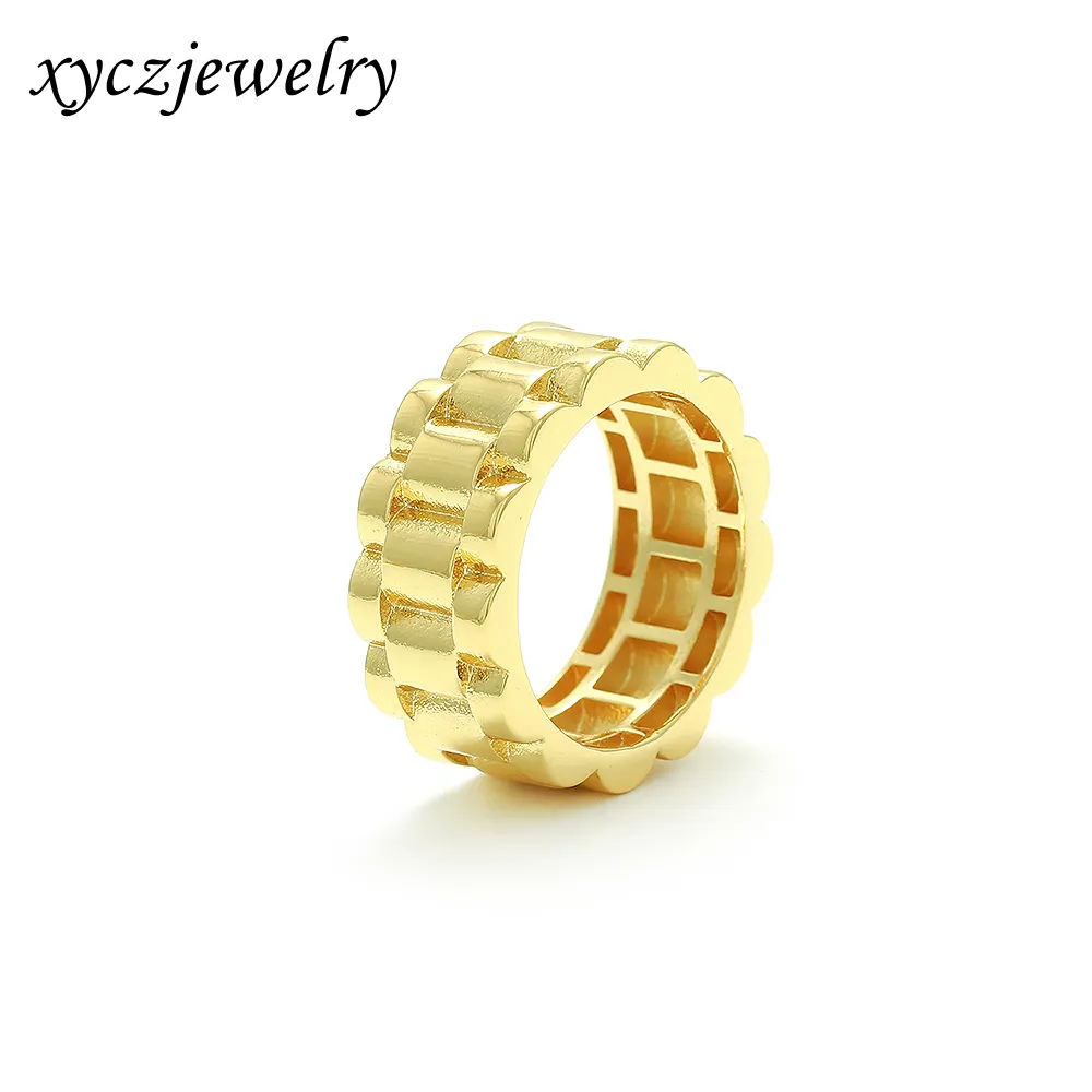 शीर्ष गुणवत्ता फैशन सरल अंगूठी घड़ी बैंड हर रोज पहनने के आकार की अंगूठी आभूषण