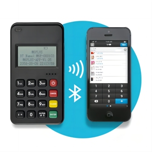 3 в 1 IC NFC считыватель магнитных карт мобильный платежный терминал с зарядной базой M6 PLUS - Product Image 2