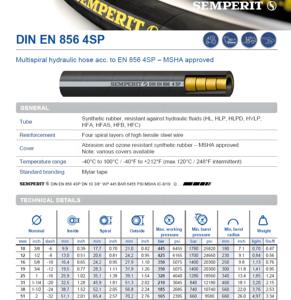 สายไฮดรอลิก4SP EN856จาก Sempertil 5075Psi หลายรุ่นให้เลือกใช้บริการตัดแบบกำหนดเอง - Product Image 6