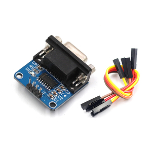 RS232 zu TTL 2. Generation Serial Port Modul MAX3232 Electronic Small Board mit 4 Dupont Lines Download able Line - Product Image 1