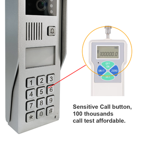 7 Inch Touch Panel Video Door Phone <strong>System</strong> with <strong>Electronic</strong> Controlling Lock + RFID Keyfobs Door <strong>Intercom</strong> - Product Image 6