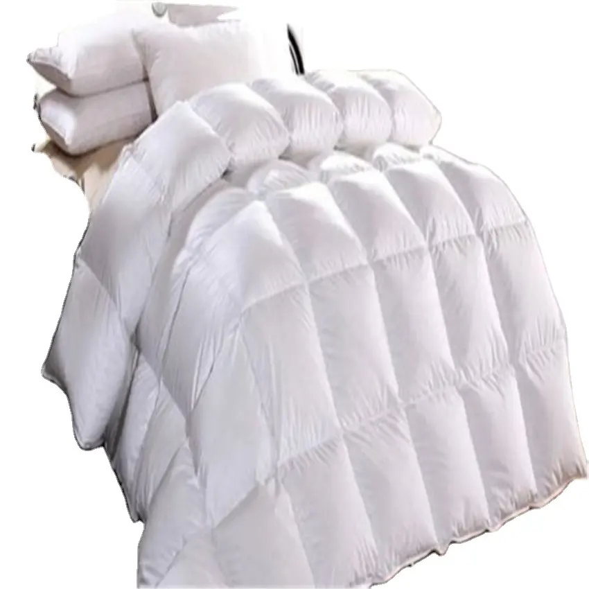 Big-OEM-Order-Service 100% tela de algodón con edredón de plumas de pato de alta calidad, edredón, edredón de plumón de ganso de colores