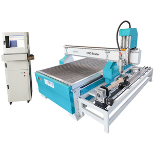 Máquina de enrutador CNC de madera 3D de 4 ejes rotativos de cabezales múltiples de China de alta eficiencia, enrutador CNC de carpintería de 6 cabezales - Product Image 1