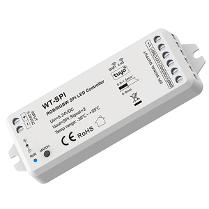 Tuya Wifi RGB piksel LED denetleyici DC 5V 12V 24V SPI 1000 piksel müzik Sync RF2.4G APP kontrol Alexa eko çalışır uzaktan kumanda - Product Image 1