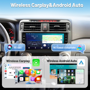 トヨタ4ランナー用シンプルソフト10.33インチGPSナビゲーションAndroidシステム画面カーラジオフレームFM WIFIカーDVDプレーヤー2009-2021 - Product Image 2