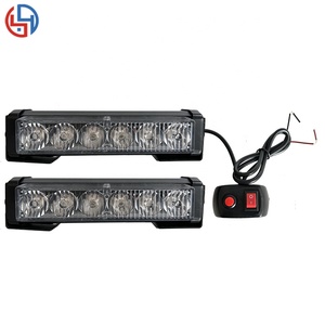 1 Watt/3 Watt High Power <strong>LED</strong> Warning Light bar Waterproof Car Strobe Light <strong>Kit</strong> <strong>LED</strong> Warning Lights with <strong>6</strong> Pcs <strong>LEDs</strong> - Product Image 1
