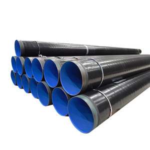 3PE防腐LSAW SSAW钢管API 5L X42 X52 X60 PSL1 PSL2适用于水气HDPE TPEP焊接钢管 - Product Image 1