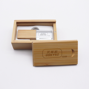 LICHTER Kristall-Holz-LED-Speicherständer leuchten USB-Flash-Laufwerk 2.0 3.0 U-Disch Schlüssel Speicher USB 128 MB 32 GB 128 GB LED-Speicherlaufwerk - Product Image 4