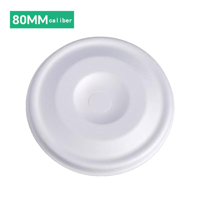 White flat lid