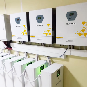 SUNPOK 11kw Inversor 48V 150A 2 MPPT Controladores WiFi Salida dual Entrada Híbrido Paralelo 6 Unidades de encendido y apagado Inversor