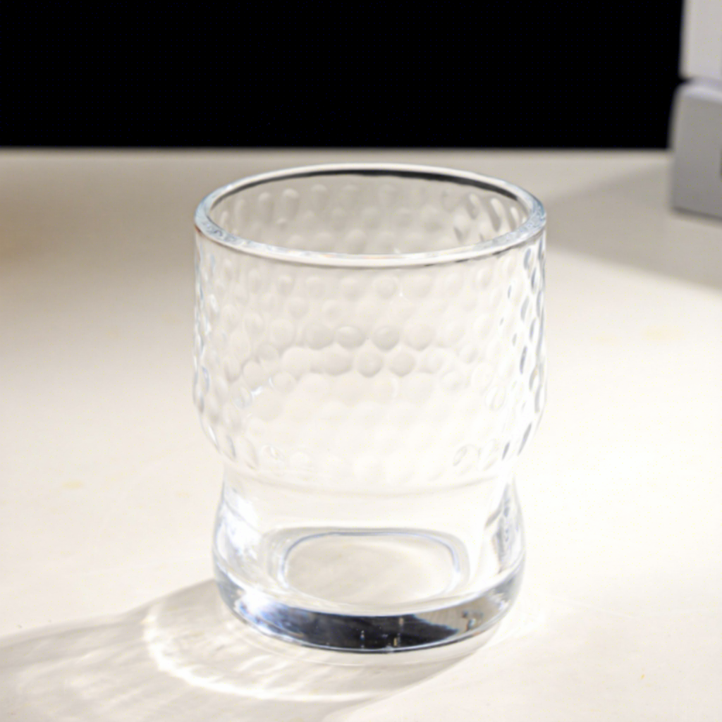 Gourd-shaped hammered pattern without lid
