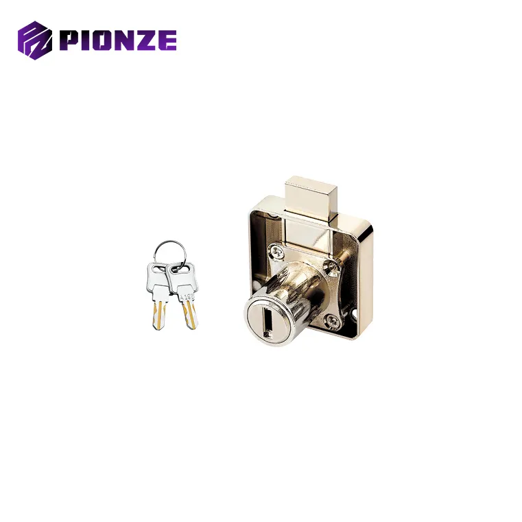 338-22 multipurpose brass computer dimple key laser key zinc alloy thick latch furniture drawer lock for drawer computer desk