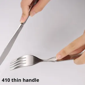 La Mã Thiết Kế Trụ Cột Bạc Bắc Âu Vàng Flatware Muỗng Nĩa Dao Thép Không Gỉ Thiết Lập Dao Kéo Cho Đám Cưới - Product Image 5