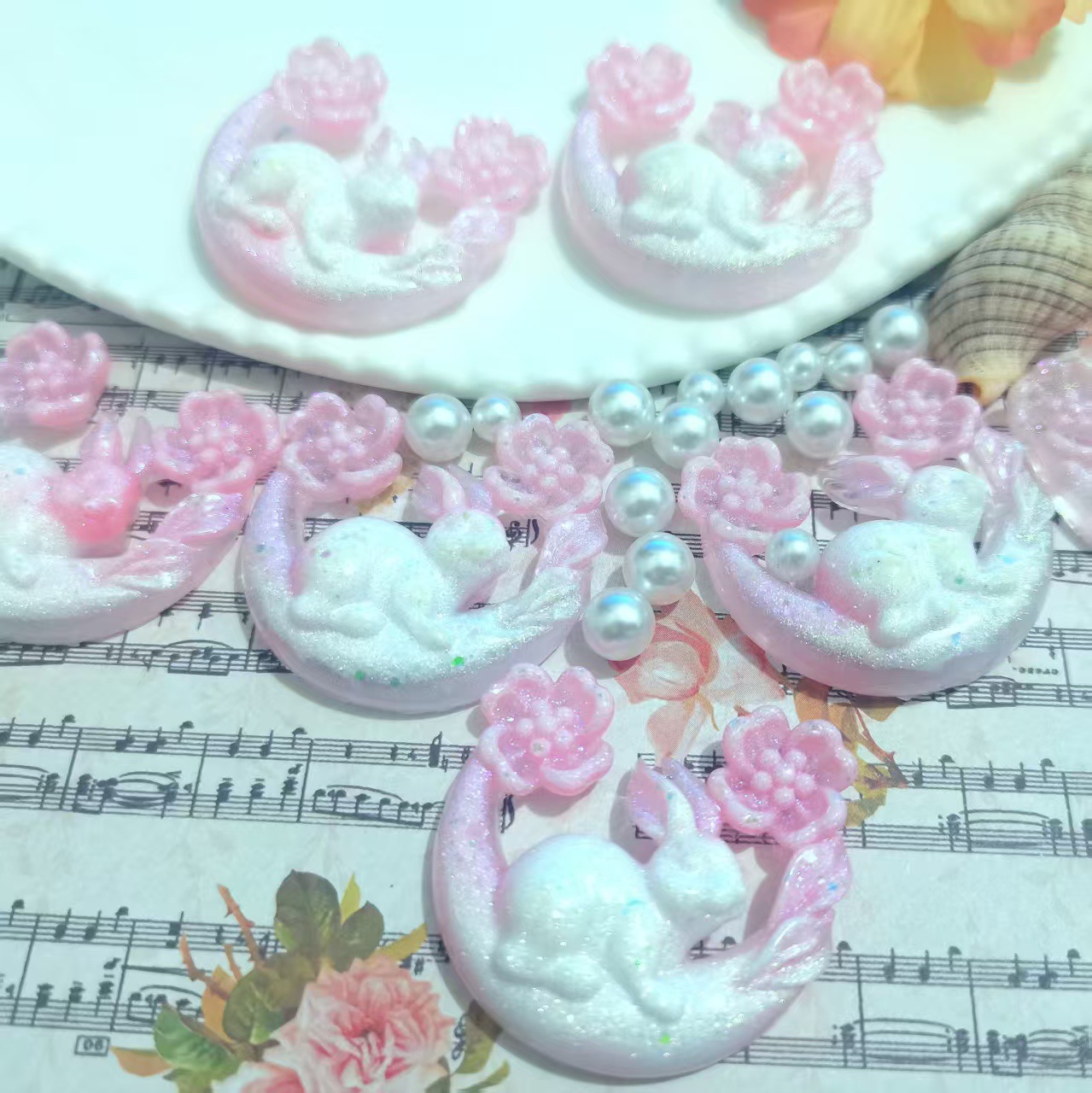 Pink white
