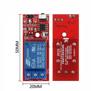 1-Kanal-Relay-Schalter DC 12 V Infrarot IR Fernsteuerung Treiber-Controller Board 1-Wege-Relay-Modul für Elektronik DIY
